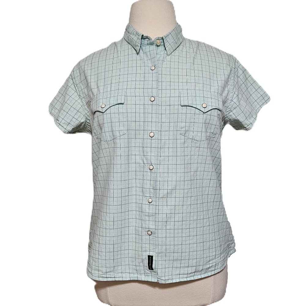 Vintage Ladies' Western 2 Pocket Plaid Shirt XL